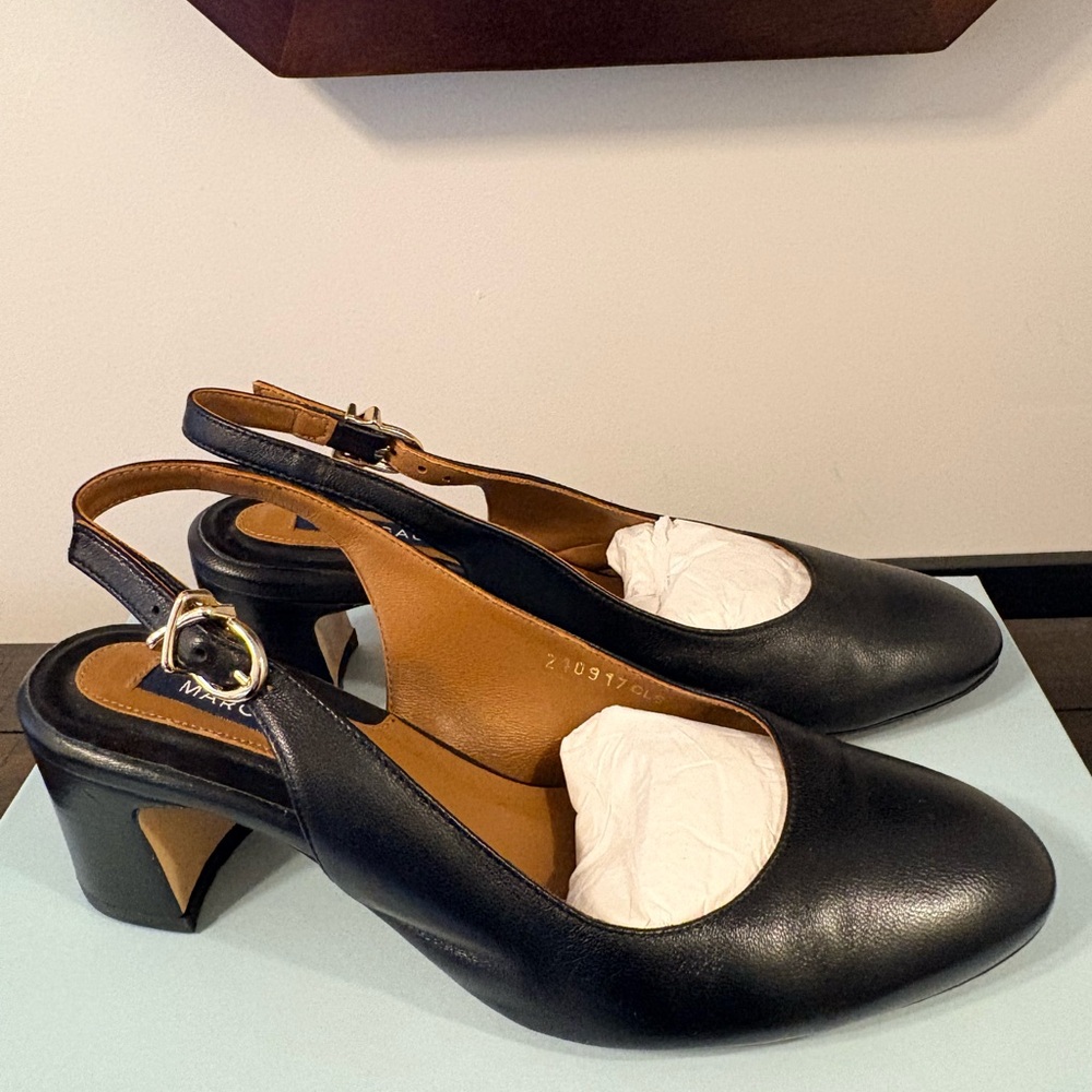 Margaux Cluny Slingback Black Napa Size 6